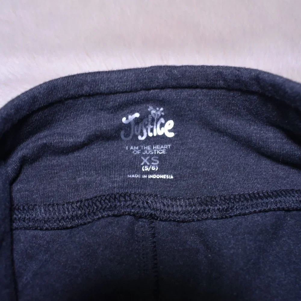 Justice gray leggings